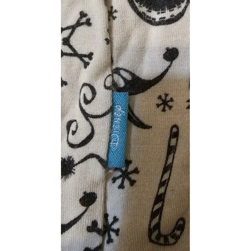 Posh Peanut Nightmare Before Xmas Knit 2 Piece Pajama Set Long Sleeve Size 7-8Y